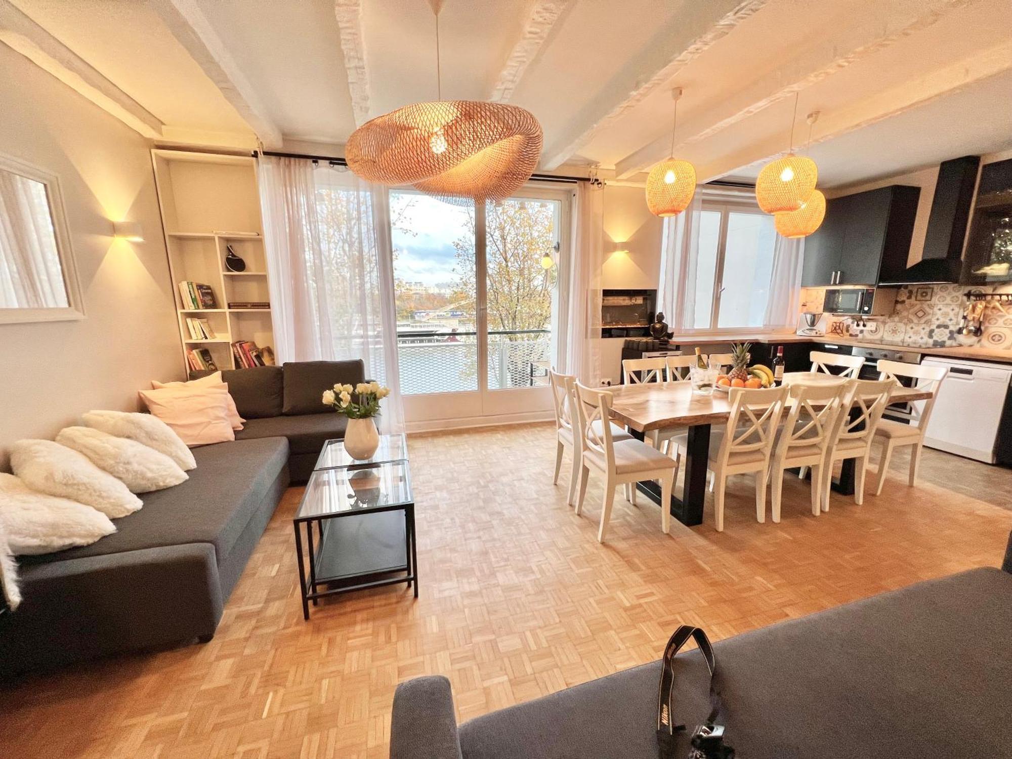 Parisnicostay - Cosy 4 Bedrooms Flat Seine River Parigi